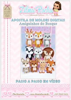 AMIGUINHOS DO BOSQUE - APOSTILA DE MOLDES DIGITAIS EM PDF
