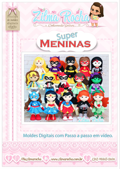 SUPER MENINAS - APOSTILA DE MOLDES DIGITAIS EM PDF