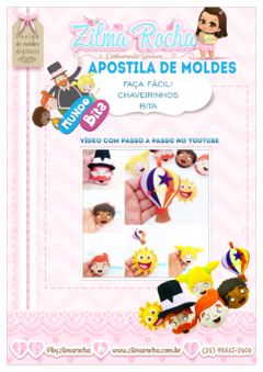 CHAVEIRINHOS BITA - APOSTILA DE MOLDES DIGITAIS EM PDF