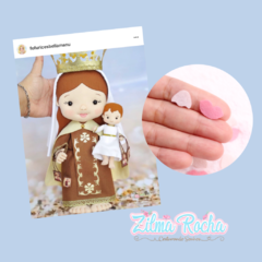 Kit Boquinha 1,3 cm + Nariz com 1 cm - Curso Fofurices Bella Manu (Link para a compra do projeto na descrição do produto)