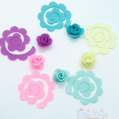 Flor Espiral Candy - 4cm - pacote com 20 unidades - comprar online