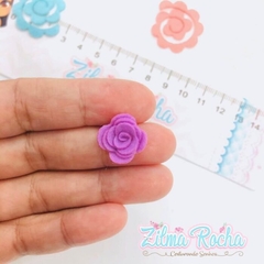 Mini Flor Espiral 3 cm - Escolha a Cor Desejada