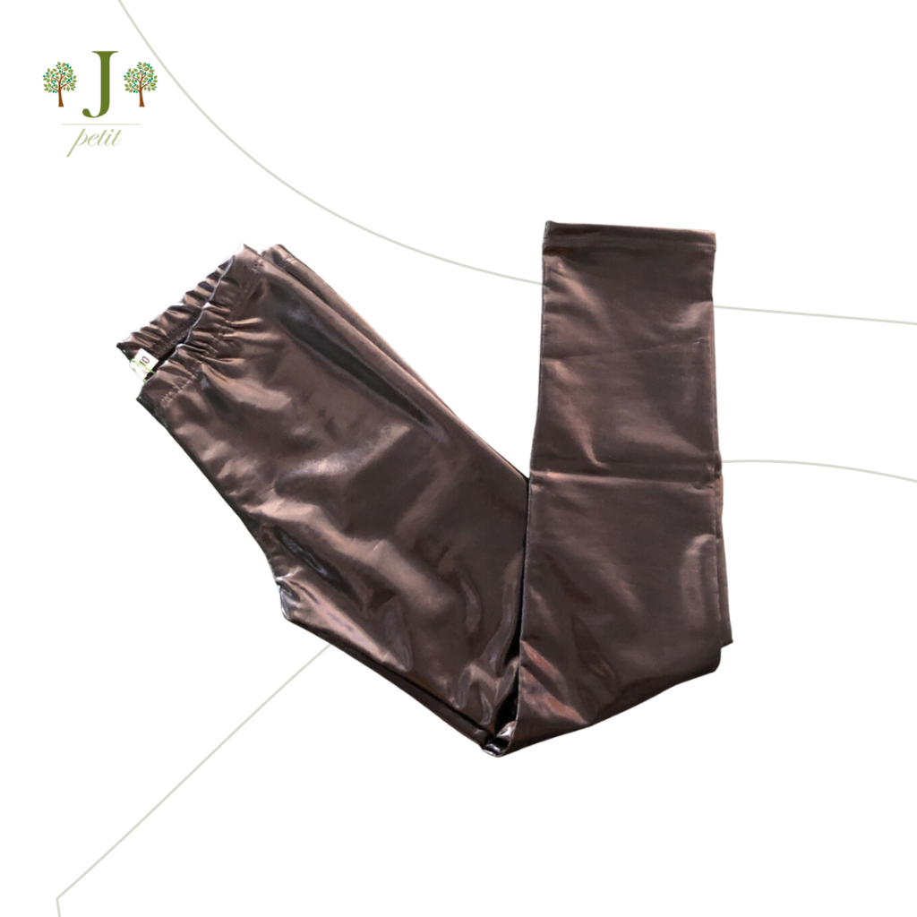 Calça legging preta 2025 de couro