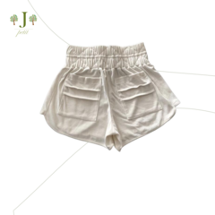 Shorts Elastico Adulto Off White na internet