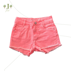 Shorts Jeans Laranja