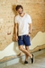 SHORTS SARJA AZUL MARINHO - loja online