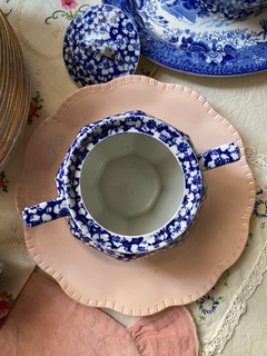 Azucarera inglesa Soho Pottery Chantilly detalle - HappyTea! - Vajilla vintage