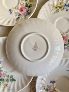 Royal Doulton 6 pocillos de café con plato porcelana inglesa patron Arcadia - comprar online