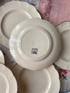 Set x 6 platos de entrada 20cm Meakin England craquel - tienda online