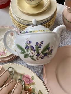 Tetera porcelana Worcester Herbs Fine Porcelain - HappyTea! - Vajilla vintage