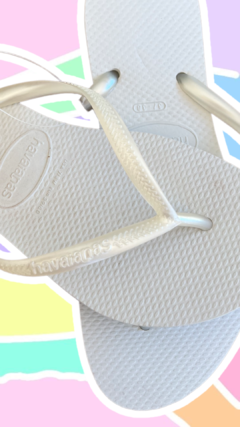 Havaiana Slim Blanca Perlada - comprar online