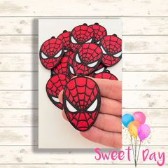 Tag Homem Aranha 6cm Impressão 3d ( pacote com 10 peças)