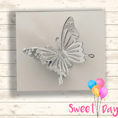 Aplique borboleta 3D 6 cm (05 peças) - comprar online