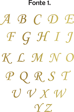 Aplique Letras 5 cm (05 peças) - comprar online