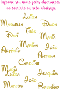 Nomes à escolha Fonte Disney (05 peças) - comprar online