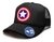 Gorra Trucker Negra Capitan America