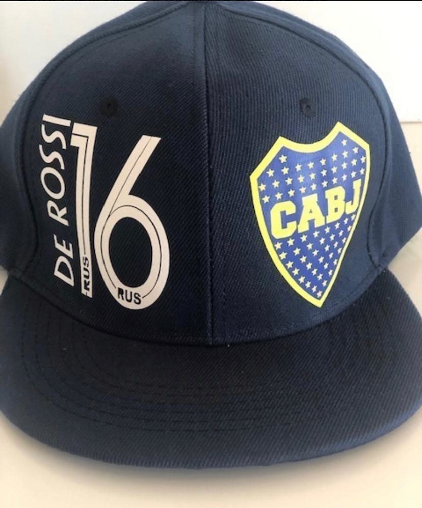 Gorra Plana Snapback Boca Juniors De Rossi 16