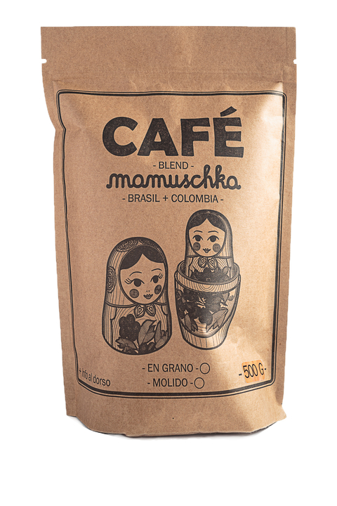 Café Blend Molido 500 g. ( Doy Pack ) Mamuschka