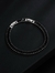 PULSEIRA CRAVEJADA SLIM BLACK - AJUSTÁVEL - comprar online