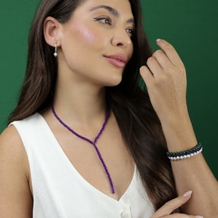 Colar Raquete - Roxo - loja online