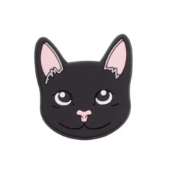 PIN CROCS BLACK CAT UN