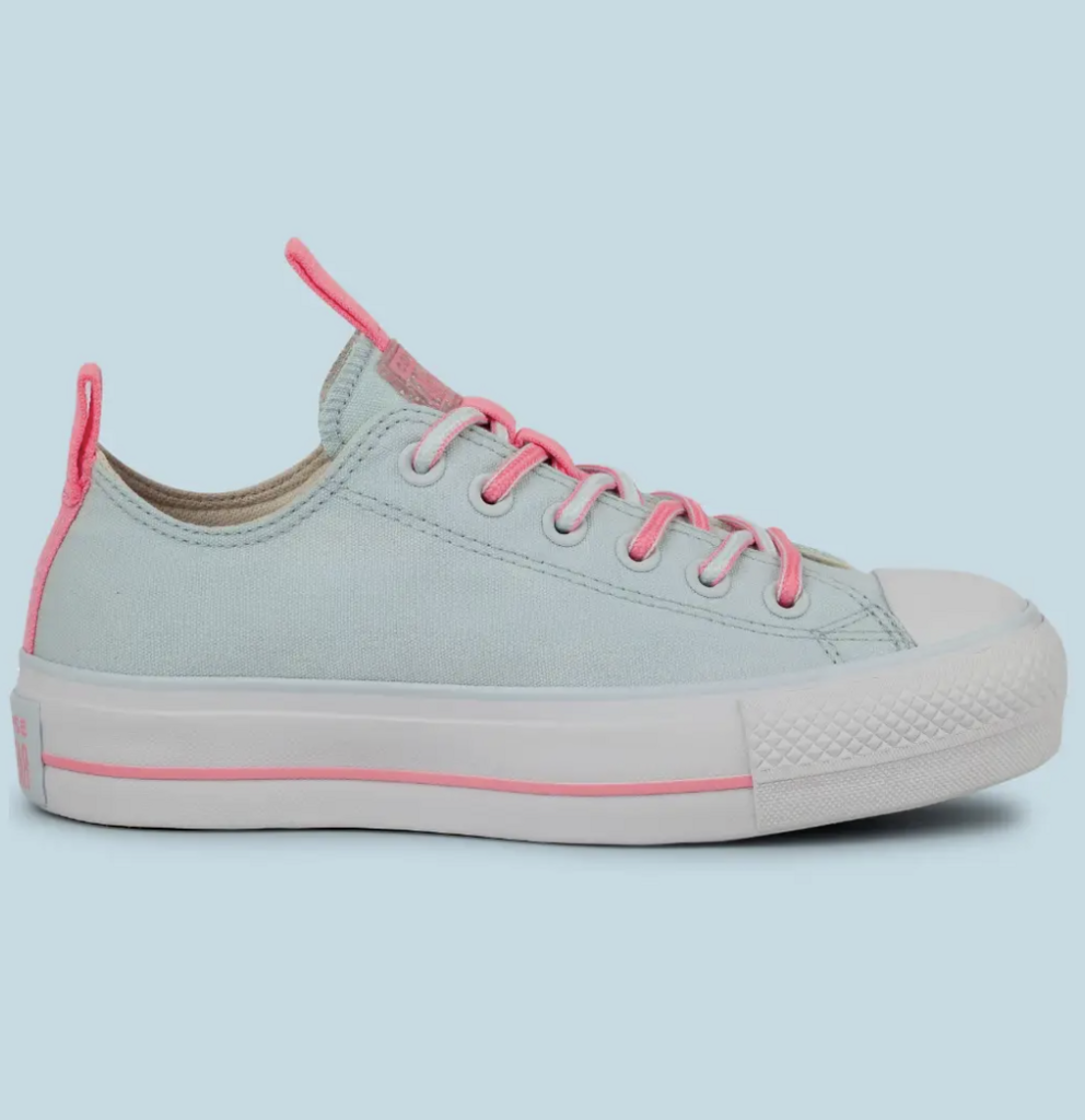 T NIS ALL STAR LIFT CB AZUL 002 ROSA NEON CONVERSE