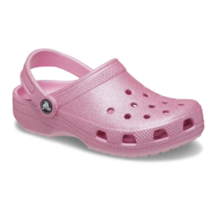 CROCS CLASSIC PINK TWEED GLITTER