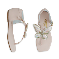 SANDÁLIA ALICE BUTTERFLY ROSA GLITTER - comprar online