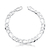 Pulseira Masculina 3x1 Fio 200 Prata 925 Atacado - Silver Crown