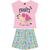 Conjunto Infantil Manga Curta Menina Bee Loop Ref. 13936 - Roger's Store | Roupas para todas as idades