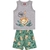 Conjunto Infantil Manga Curta Menino Bee Loop Ref. 13948 - comprar online