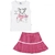 Conjunto Infantil Menina Pulla Bulla Short Saia Ref. 37817