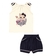 Conjunto Bebê Menina Short Gatinho Pulla Bulla Ref. 38118 - comprar online