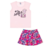 Conjunto Infantil Menina Short Saia Pulla Bulla Ref. 38315 na internet