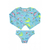 Biquini Infantil Cropped Proteção UV Quimby 10/14 Ref 029409 - Roger's Store | Roupas para todas as idades