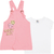 Jardineira Moletinho e Blusa Menina Pulla Bulla Ref. 48311 - comprar online