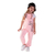 Jardineira Moletinho e Blusa Menina Pulla Bulla Ref. 47719 - comprar online