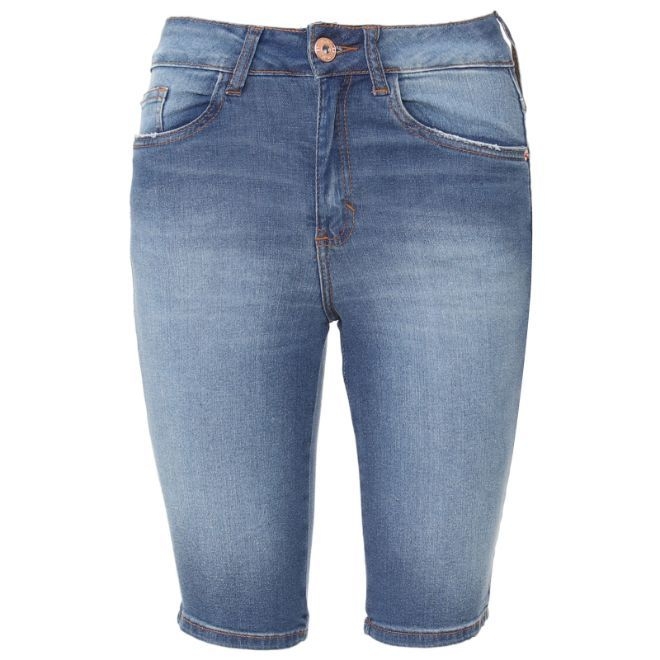 Bermuda Jeans Feminina Ciclista Malwee Ref. 76185