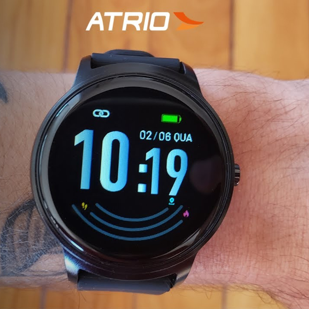 SMARTWATCH ATRIO VIENA ES352 NEGRO BT5/IP68/2.5"/200MAH/SPEAKER