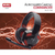 AURICULAR CON MIC KOLKE COMMANDER KGA-088PC/PLAY/XBOX ROJO