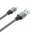 CABLE MICRO USB 1MTS LDNIO 2,4A CHARGING DATA CABLE 1M LS441 BLACK/GRAY - comprar online