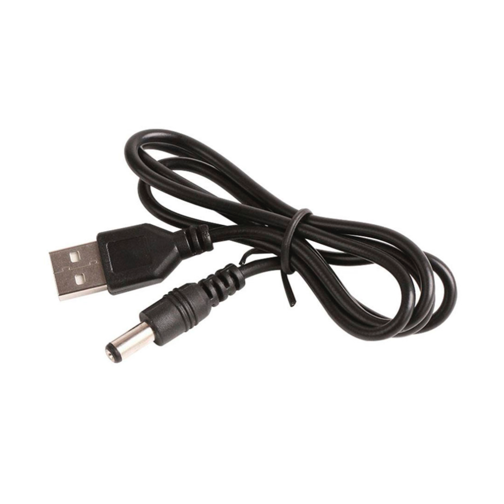 CABLE ADAPTADOR USB A PLUG 5,5*2,5 80CM
