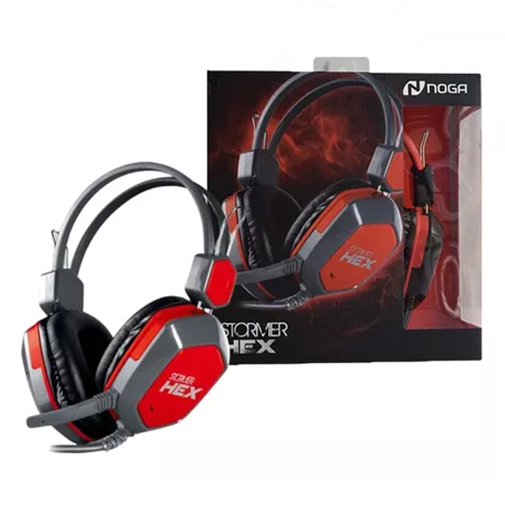 AURICULARES GAMER MICROFONO PC NOGA STORMER ST HEX HEADSET