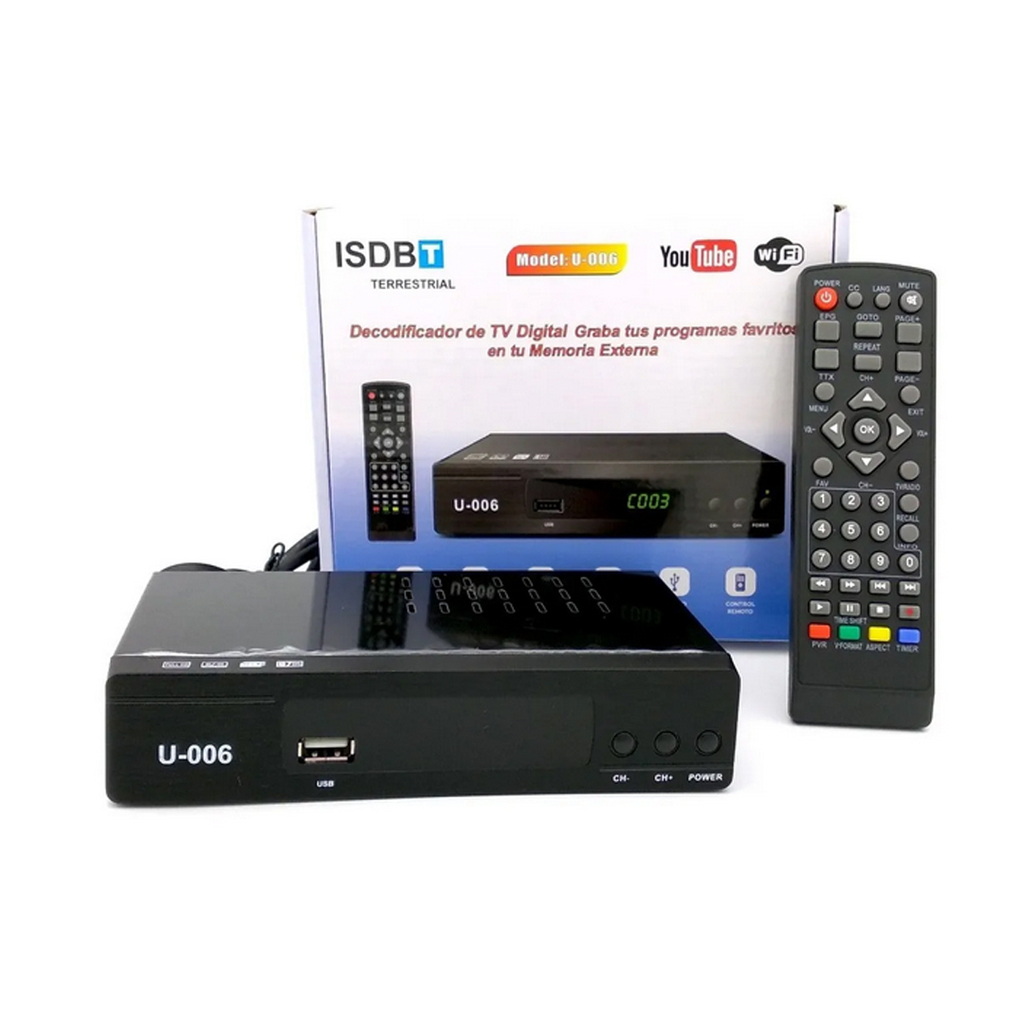 Sintonizador TV Digital Modelo: U-006 cod.030626000 – MundoMusical