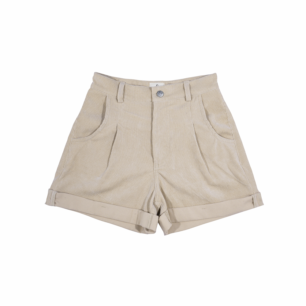 Short Beige Corduroy - Comprar en Vongoul