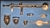 Royal Airbrush AB-183 Aerografo Doble accion c 3 copas y tip flotante de 0.3mm - comprar online