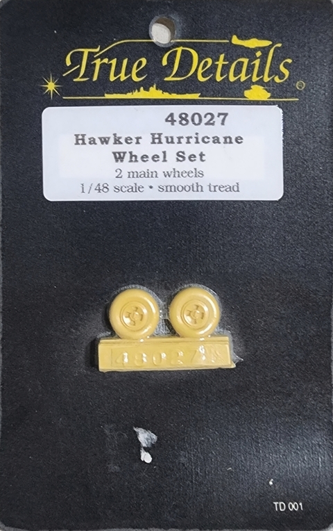 True Details 1/48 48027 Hawker Hurricane Wheel Set