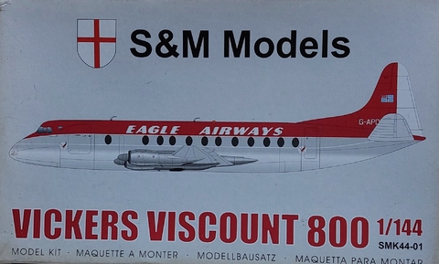 S&M Models 1/144 SMK44-01 Vickers Viscount 800 CN