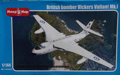 Mikro Mir 1/144 144-003 British Bomber Vickers Valian Mk.I CN