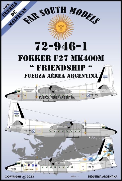 Far South Models 1/72 72-946-1 Fokker F27 Mk400M Friendship F.A.A.